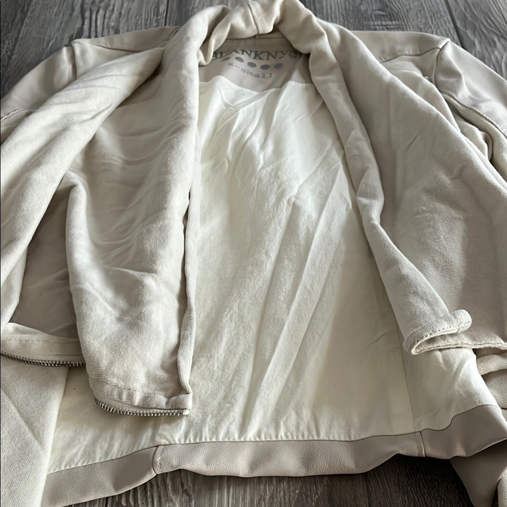 BlankNYC Cream Drape Jacket - Picture 7 of 10